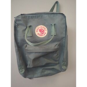 Fjallraven Kanken Green Classic Backpack Arctic Fox School Bag Mini Pockets Zip